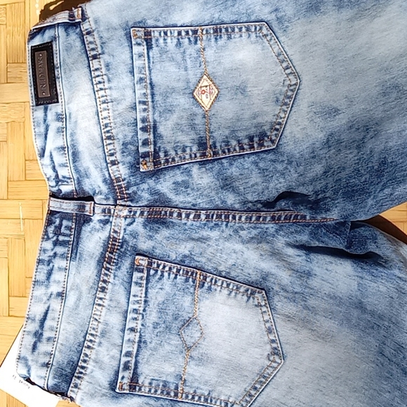 Distressed Red Jeans NYC- Size 10 - Picture 5 of 6